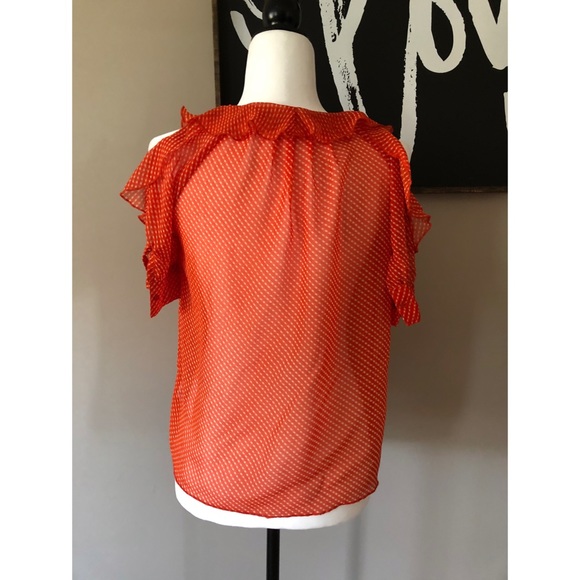 Kimchi Blue Printed Cold Shoulder Blouse - Picture 7 of 10